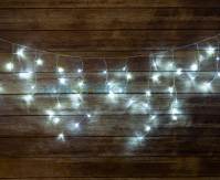 Гирлянда LED бахрома 5,6х0,5м, 300LED белый, Е96354