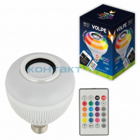 Диско-лампа Е27 5W RGB, динамик, ДУ, Bluetooth, ULI-Q340