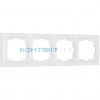 Рaмка 4я, Snabb, белый, W0042001, Werkel