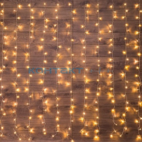 Гирлянда LED Занавес 1,5х1,5, 144LED, тёплый, Neon Night