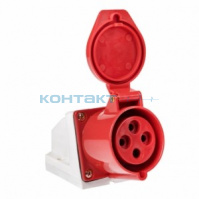 Розетка нар. уст.32А 3Р+Е 380В IP44 (124)