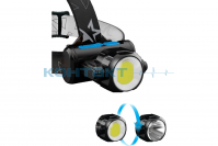 Фонарь КОСМОС налобный Н5WLi-O, 5W XPE COB, USB