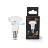 Лампа Gauss LED R39, 4W, Е14, 3000k