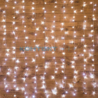 Гирлянда LED Занавес 1,5х1,5, 160LED белый, UNIEL