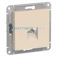 Мех-м Розетка Комп. RJ45, Бежевый, ATN000283, AtlasDesign