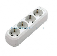 Колодка  удлинителя 4гн с/з, MGP151, Makel