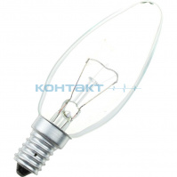 Свеча E14 гладкая прозрачная, 60w, Navigator