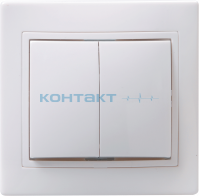 Выключатель с/у, 2кл., Кварта, IEK
