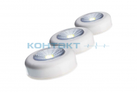 Фонарь КОСМОС 304B 3*AAA 1W 80lm 2штуки***