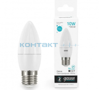 Лампа Gauss LED Elementary Свеча, 10W E27, 4100k