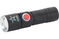 Фонарь Армия России, МA-601, 3w USB, аккум., фокус, Циркон