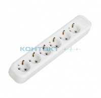 Колодка  удлинителя 6гн c/з, MGP181, Makel