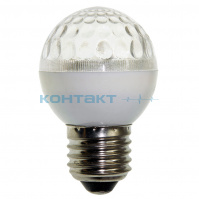 Лампа LED строб шар E27 2.5W IP65 белая, Neon Night 411-125