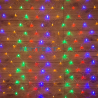 Гирлянда LED Сетка 1,5х1,5, 150LED мульти, Neon-Night