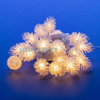 Гирлянда LED  Шишки, 20LED 2,8м тёплый, Uniel