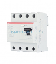 УЗО 4P 25A 30ma FH204, ABB