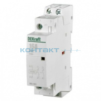 Контактор мод. 2НО+2НЗ 16А, 2Р, 220в, МК-103, DEKraft