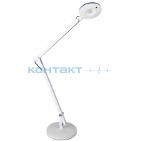 Светильник на струбцине KD-844 белый, LED 7.5W, Camelion