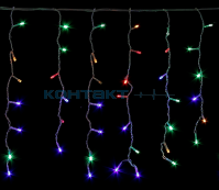 Гирлянда LED наруж. Сосульки 3*0,5м 150л. мульти, Ecola