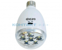 Светильник LED аккум. Е27 1,5w 90лм, Фаза AccuF9-L1