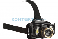 Фонарь Облик 2079, налобный 3W солн.бат., аккум. фокус, 220v