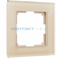 Рамка 1я, стекло Favorit шампань, W0011111, Werkel