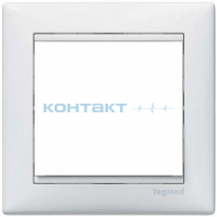 774451 Рамка 1 мест белая *LEGRAND VALENA*