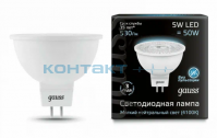 Лампа Gauss LED MR16, 5W, 220V, 4100k