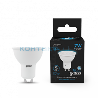 Лампа Gauss LED, GU10 220V 7W 6500k