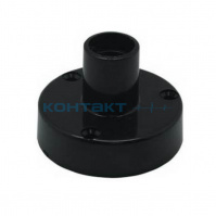 Патрон Е14 прямой чёрный, 150W, Ecola