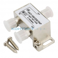 Splitter проход. 2ТВ 20дБ, под F разъём 1000МГц 05-7006