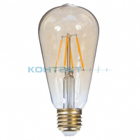 Лампа LED Filament ST64, 5W E27, 2250k, Uniel