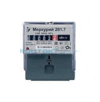 Электросчетчик Меркурий 201.7, 5(60)А, 220В однофазный однотарифный