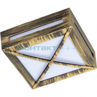 Светильник GX53 3083W квадрат с реш. бр., Ecola