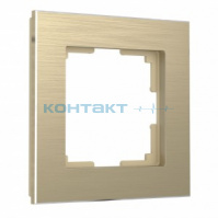Рамка 1я, Aluminium шампань, W0011711, Werkel