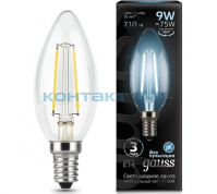 Лампа Gauss LED Filament свеча, 9W E14, 4100k