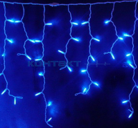 Гирлянда LED наруж. Сосульки 5*0,5м 135л. синий, Ecola