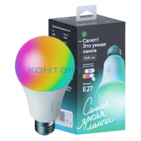 Лампа LED декоративная RGB, Wi-Fi, 9W E27, Сбер