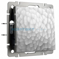 Выключатель 1кл. Hammer серебряный, W1210006, Werkel