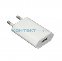 Блок питания USB 220V-5V, 1000mA плоский, TDM