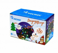 Гирлянда LED наруж. Нить  7,5м мульти зел.пр., KOC_GIR100_WW