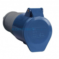 Розетка каб 16А 2Р+Е 220В IP44 (213)