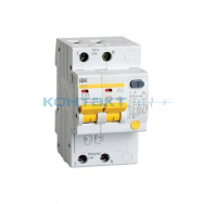 Дифференциальный автомат 2Р 63А 30mA, IEK