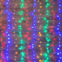 Гирлянда LED Занавес 3х2, 240LED мульти, UNIEL
