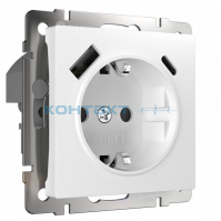 Розетка 1я с/з с USB А+С, 3A, белый, W1171701, Werkel