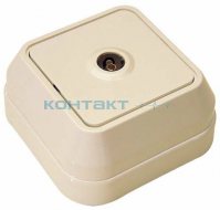 Розетка TV крем о/п Makel 45207
