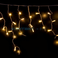 Гирлянда LED наруж. Сосульки 5*0,5м 135л. теплый, Ecola