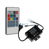 Контроллер 220V, 16*8, 1500W RGB с ИК пультом, Ecola