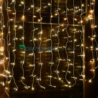 Гирлянда LED Занавес 1,5х1,5, 160LED теплый, UNIEL