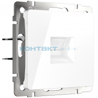 Розетка Ethernet RJ-45, белый, W1181001, Werkel